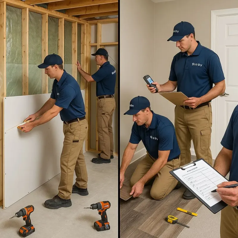 Repairs and Reconstruction process in South Gastonia, NC